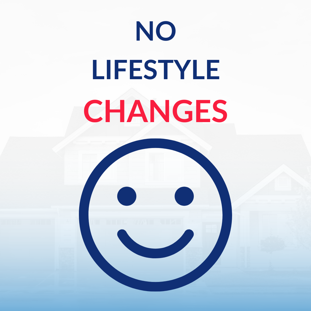 NO LIFESTYLE CHANGES